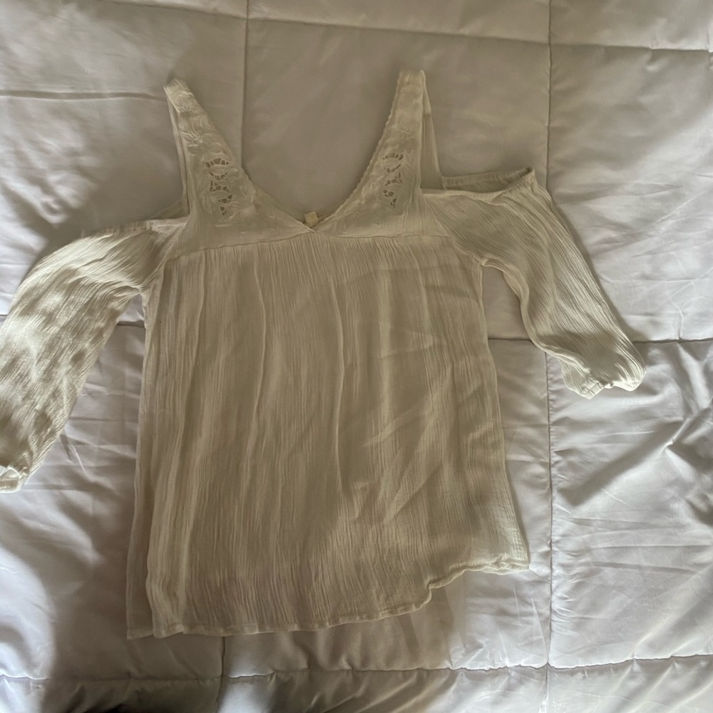 Cold shoulder blouse